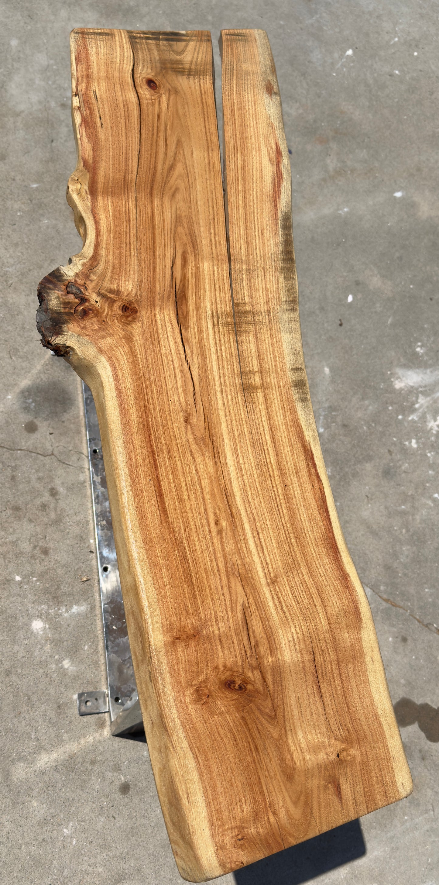 Live Edge Coffee Table Slab - Honey Locust