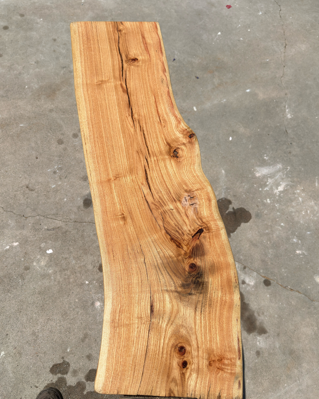 Live Edge Coffee Table Slab - Honey Locust