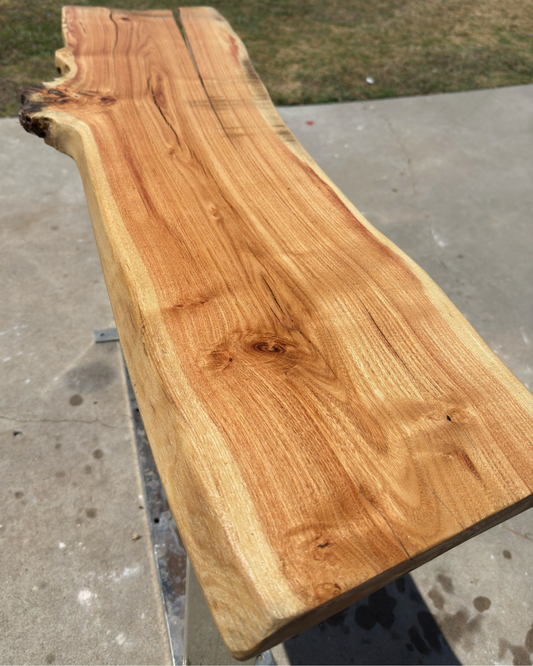 Live Edge Coffee Table Slab - Honey Locust